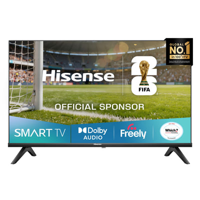 Hisense 32" 32E4QTUK FHD LED TV with Freely - Direct Lit LED, Dolby Audio, Natural Colour Enhancer, Games Mode, Sports Mode with Freely, Disney +, YouTube, Netflix