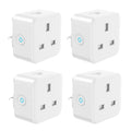 EIGHTREE Smart Plug with Energy Monitoring, 13A Smart Plugs that Work with Alexa, Google Home, SmartThings, Wireless Remote Control Timer Plug, 2.4 GHz Only Wi-Fi Plug