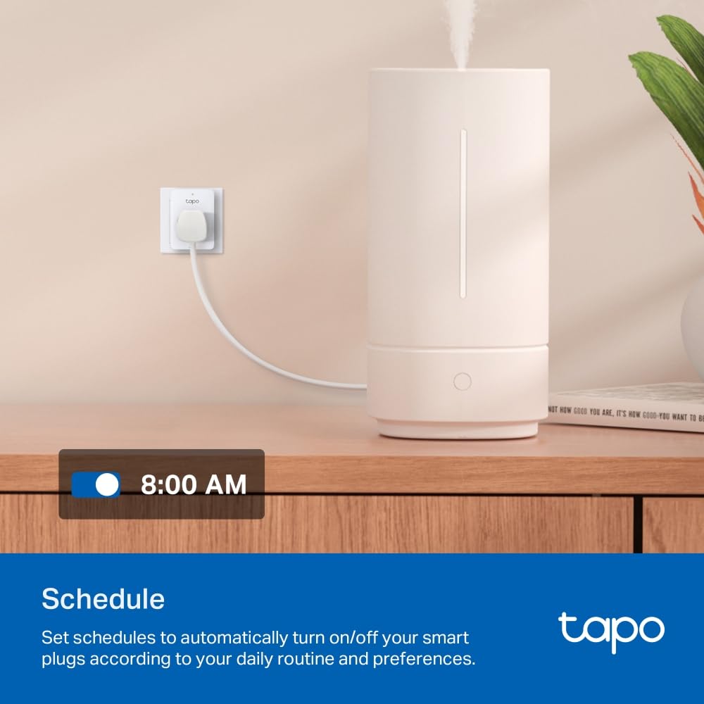 Tapo P110 (4-Pack) Smart Plug, WiFi Plug, Energy Monitoring, Electricity Usage Monitor, App Remote Control, Alexa,Voice Control with Alexa & Google, Away Mode, Scheduling & Timer, Device Sharing