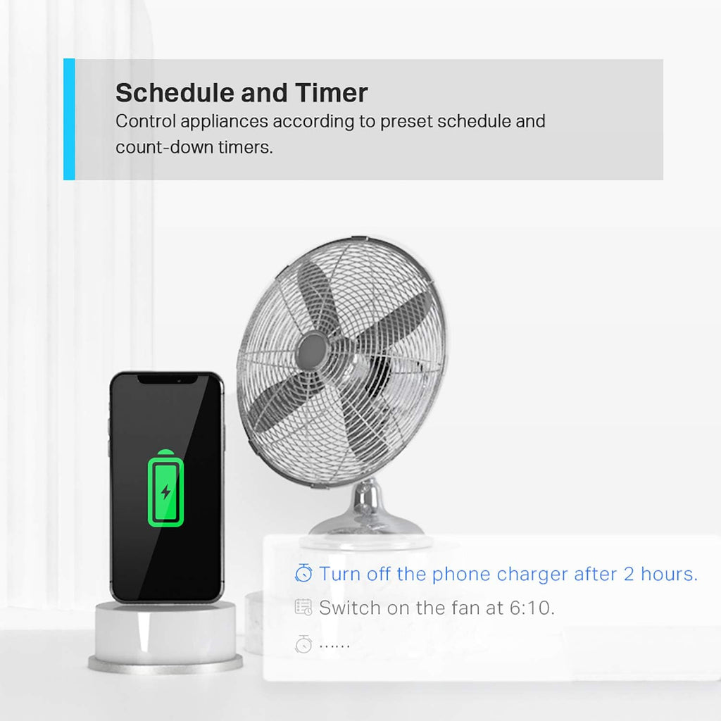 Tapo P100 (4-Pack) Smart Plug, Wi-Fi Plug, App Remote Control, Alexa Plug, Voice Control with Alexa & Google, Away Mode, Scheduling & Timer, Device Sharing, Easy Set Up, Multiple Safety Guarantees