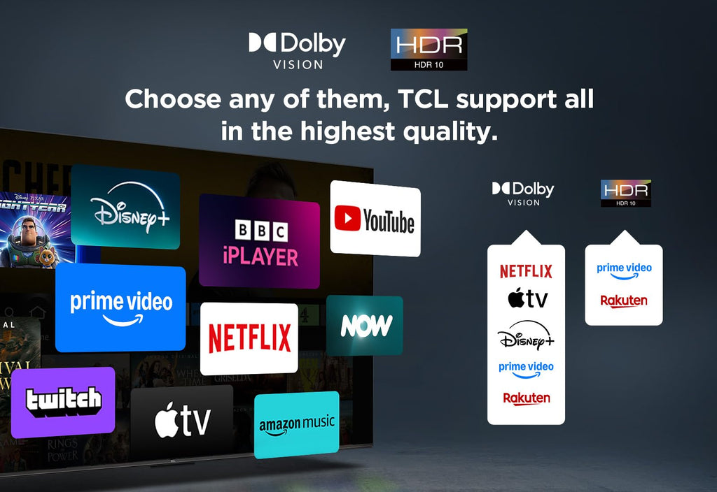 TCL 55PF650K 55-inch 4K Ultra HD, HDR TV, Smart LED Fire TV (Dolby Vision, Dolby Atmos, DTS, HDR 10, Alexa built-in, Airplay2, Miracast)