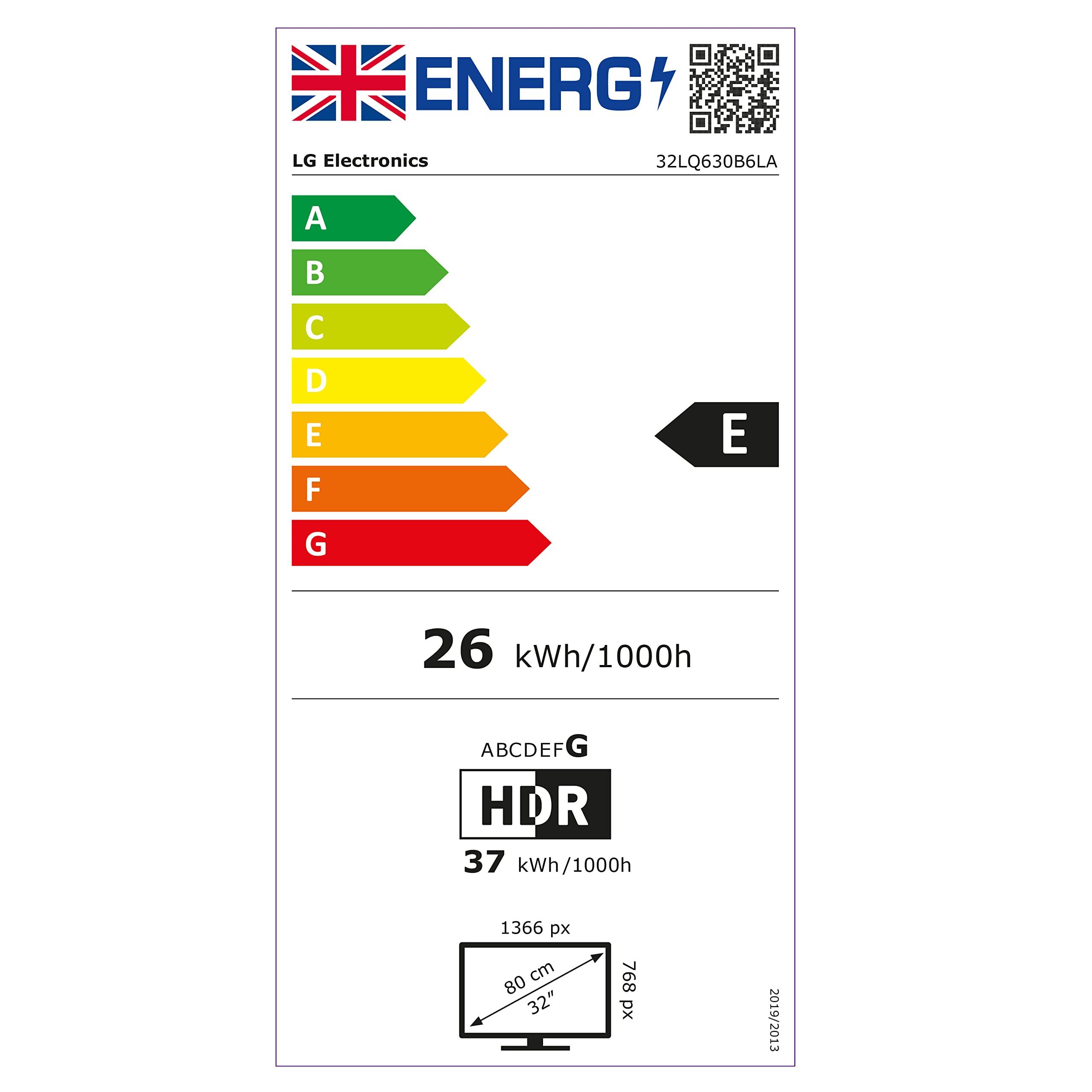 LG LED LQ63 32 HD 720p Smart TV, 2024 Model