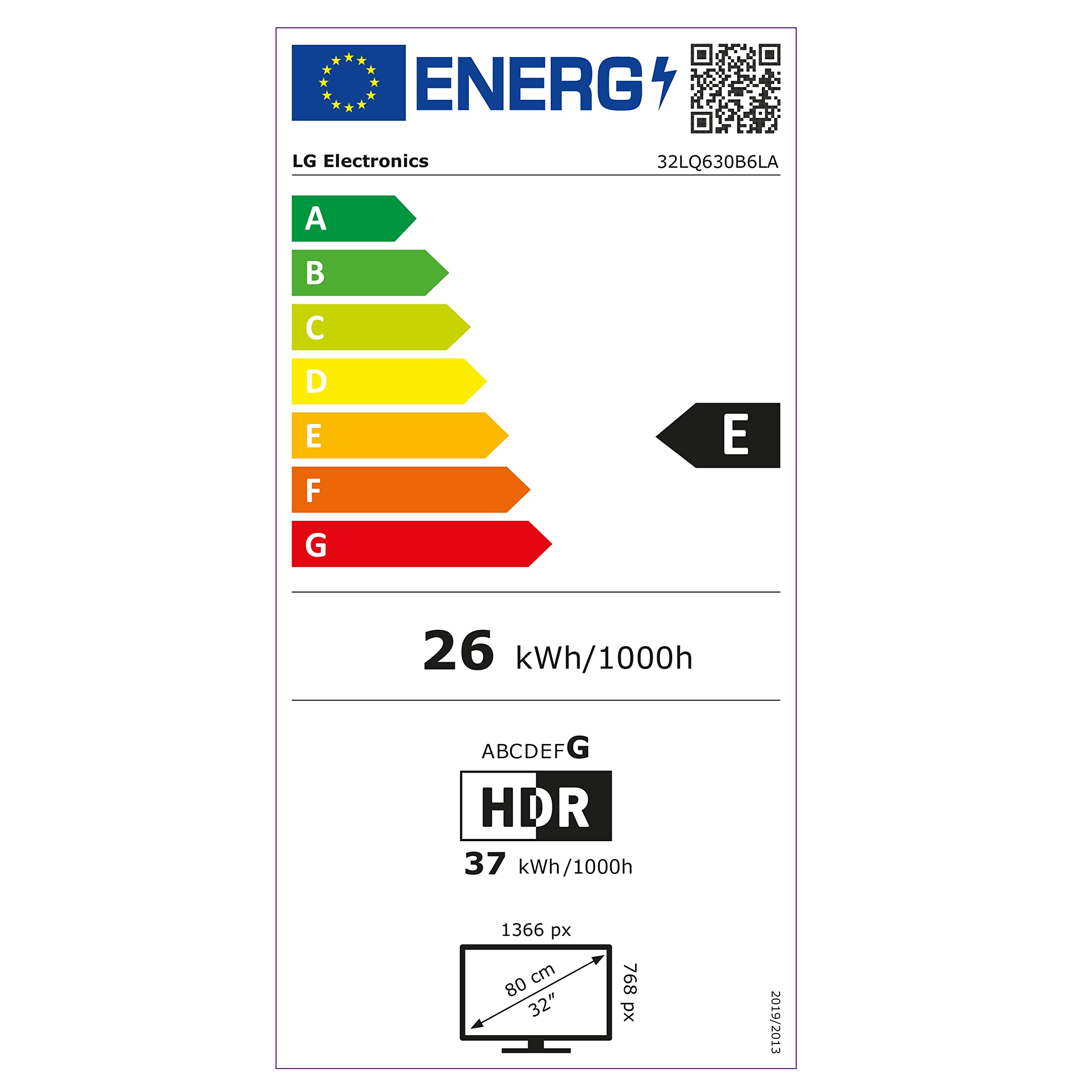 LG LED LQ63 32 HD 720p Smart TV, 2024 Model