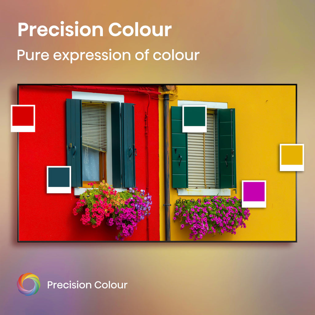 Hisense 43" 43E6QTUK 4K Ultra HD Smart TV AI TV - 4K UHD, Hi-View AI Engine, Precision Colour, AI Smooth Motion, Sports Mode with Freely, Disney +, YouTube, Netflix