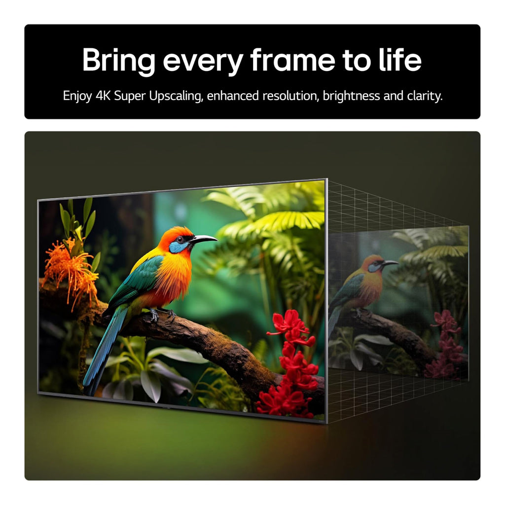 LG 50UA73006LA 50-Inch 4K Ultra HD HDR Smart TV (webOS 25 Platform with AI Concierge, Alpha 7 Processor 4K Gen8, Game Optimiser & ALLM, 60Hz) [Model 2025]